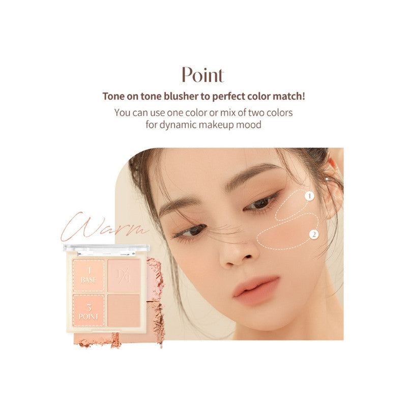 DASIQUE Blending Mood Cheek #01 Warm Blending